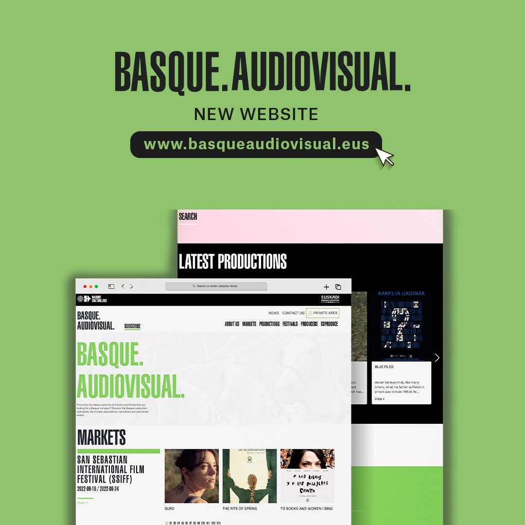 Basque. Audiovisual. launches its new website