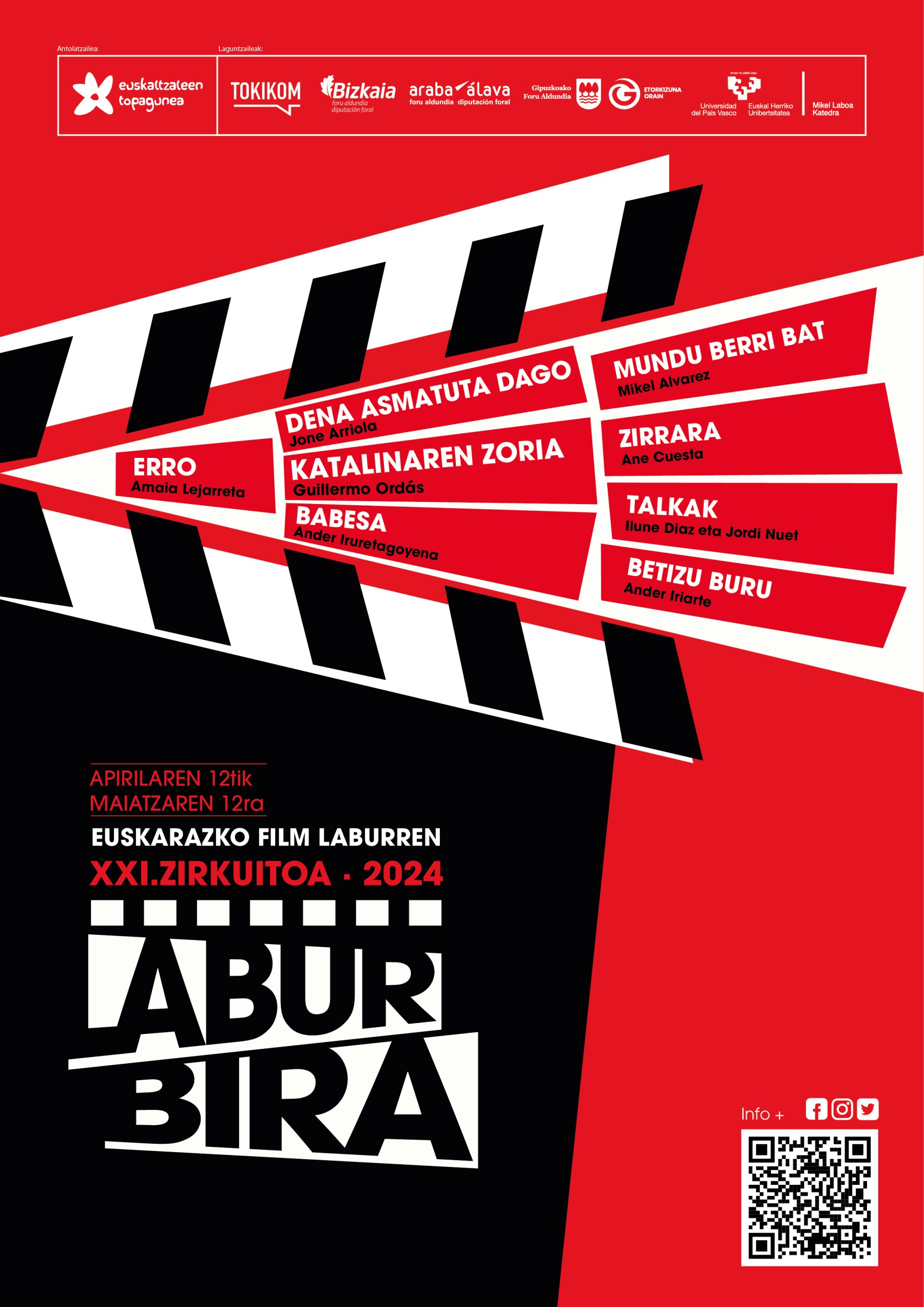 Open the deadline to organize a screening of LABURBIRA