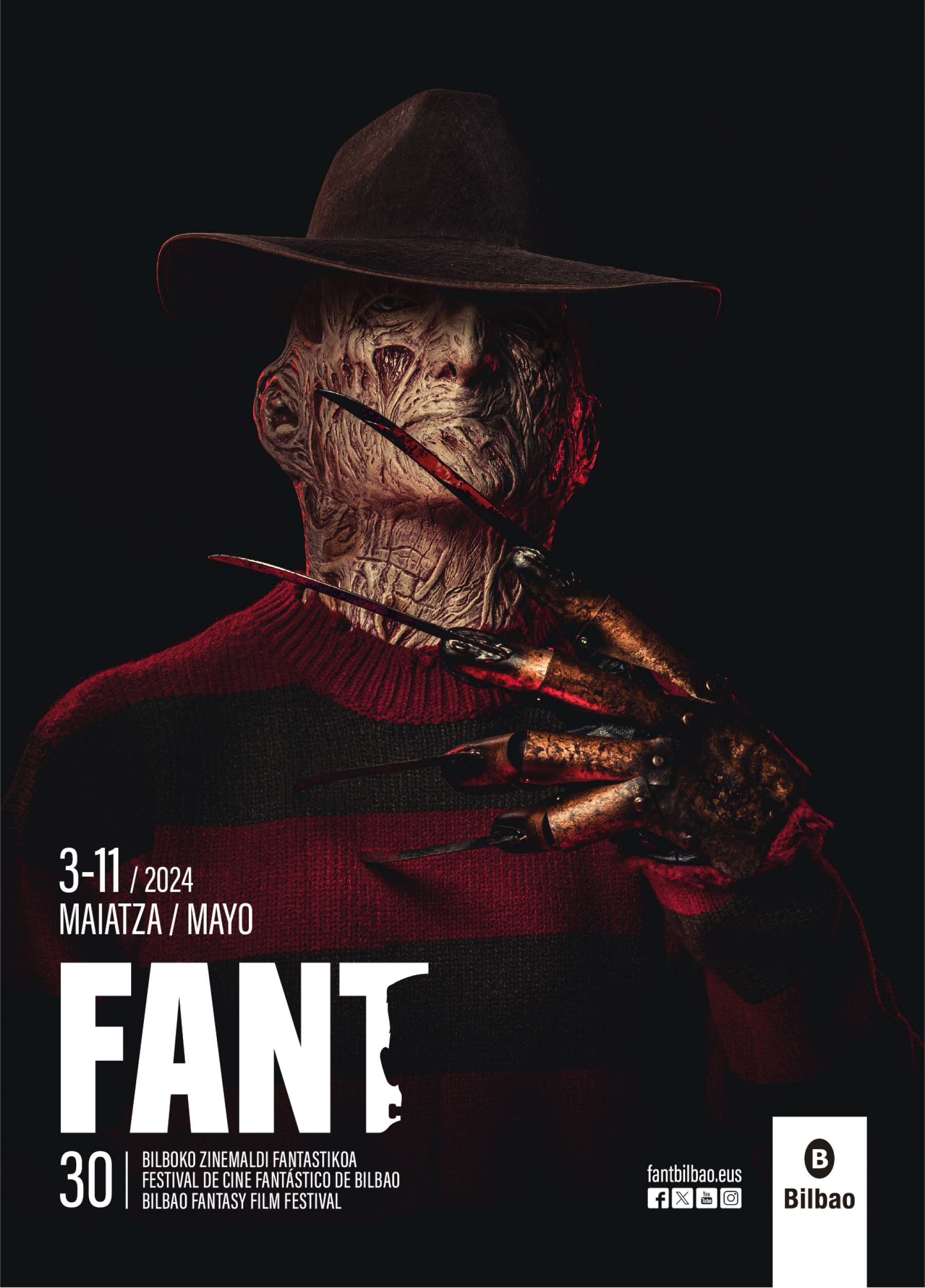 FANT – BILBOKO ZINEMALDI FANTASTIKOAK 30. EDIZIOA IREKIKO DU MAIATZAREN 3AN ETA FANTASIAZKO ZINEMAREN IZARRA SARIA EMANGO DIE PEDRO OLEA ETA LAMBERTO BAVA ZINEMAGILEEI