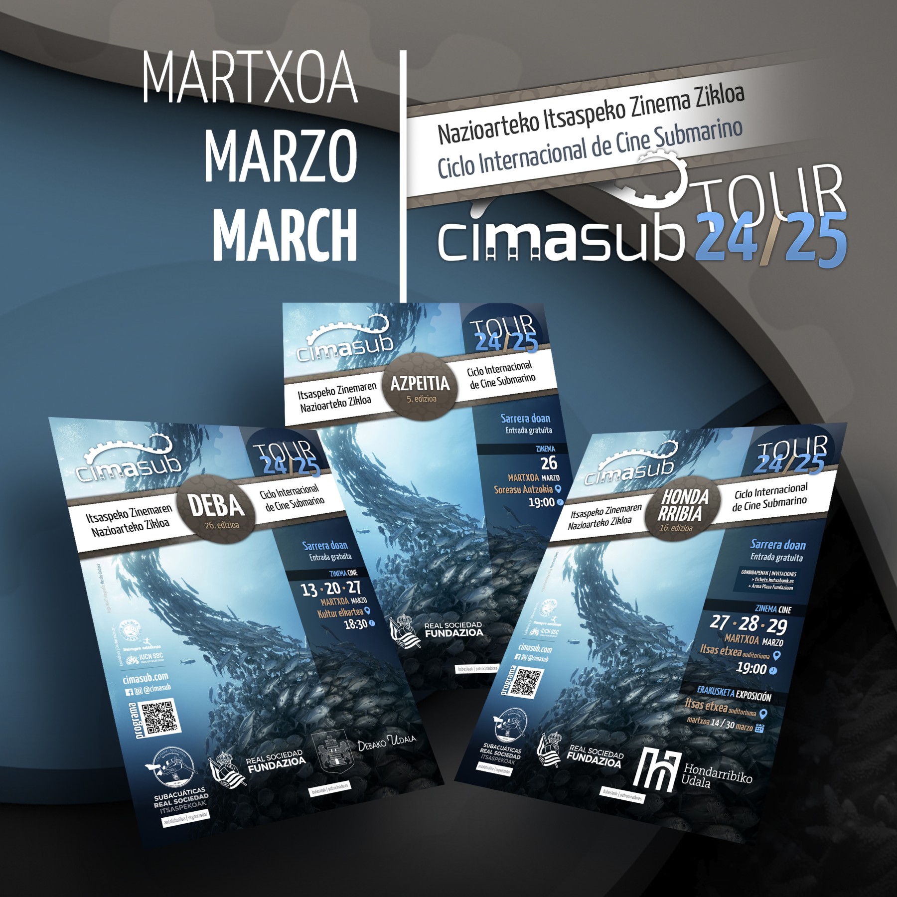 Don't miss out on all the Cimasub events this March!