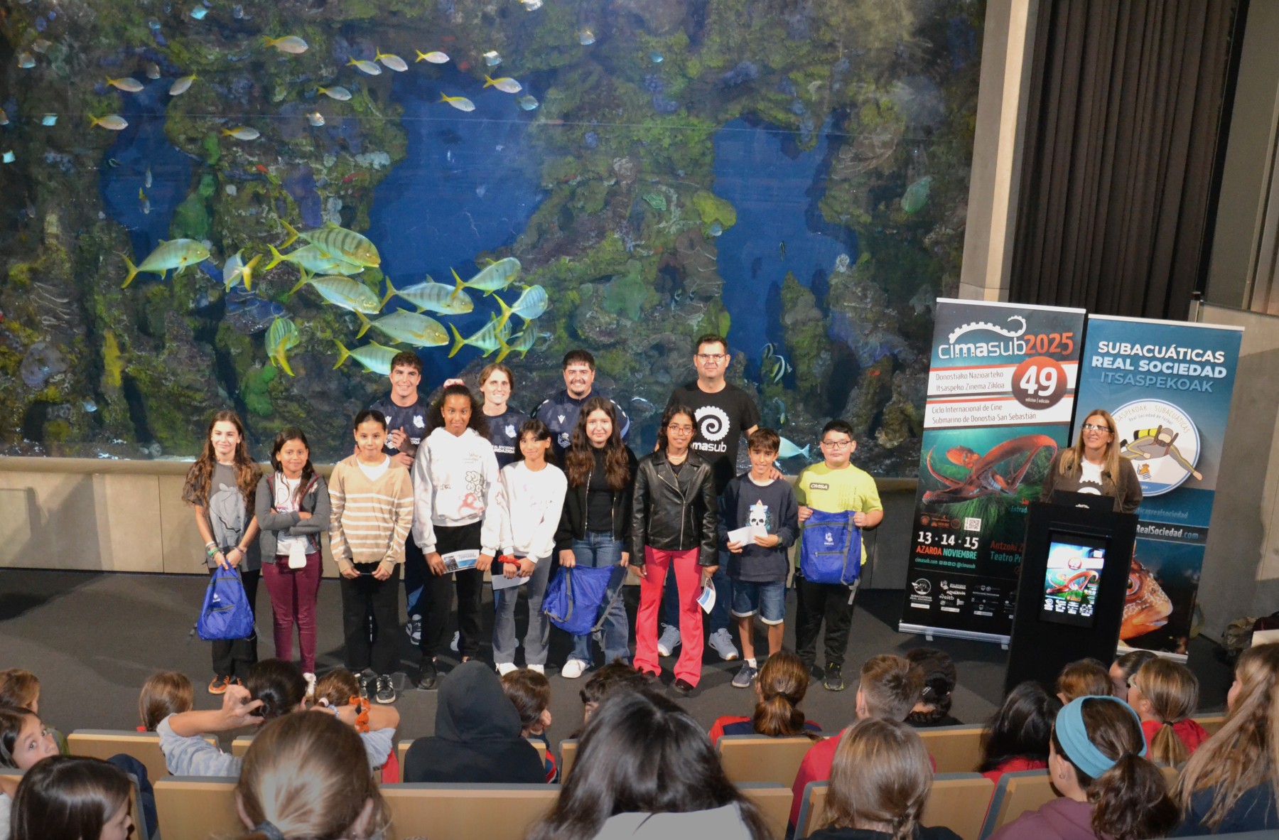 Educar para proteger: El Txikiziklo submarino en el Aquarium donostiarra
