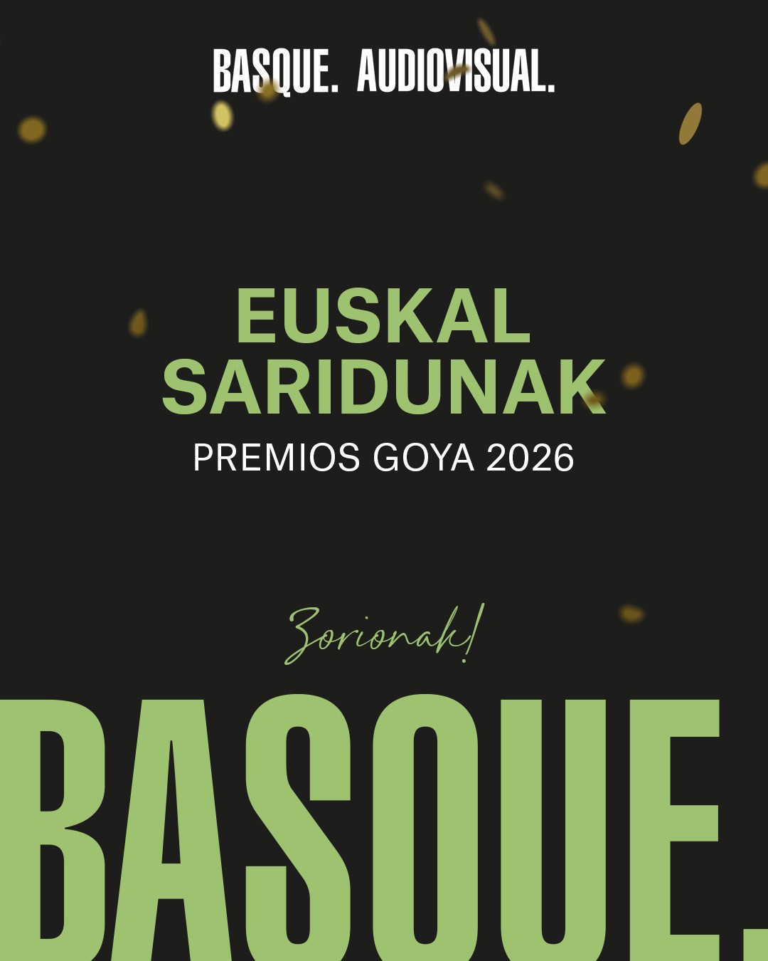Euskal zinemak 2026ko Goya nagusiak eskuratu ditu