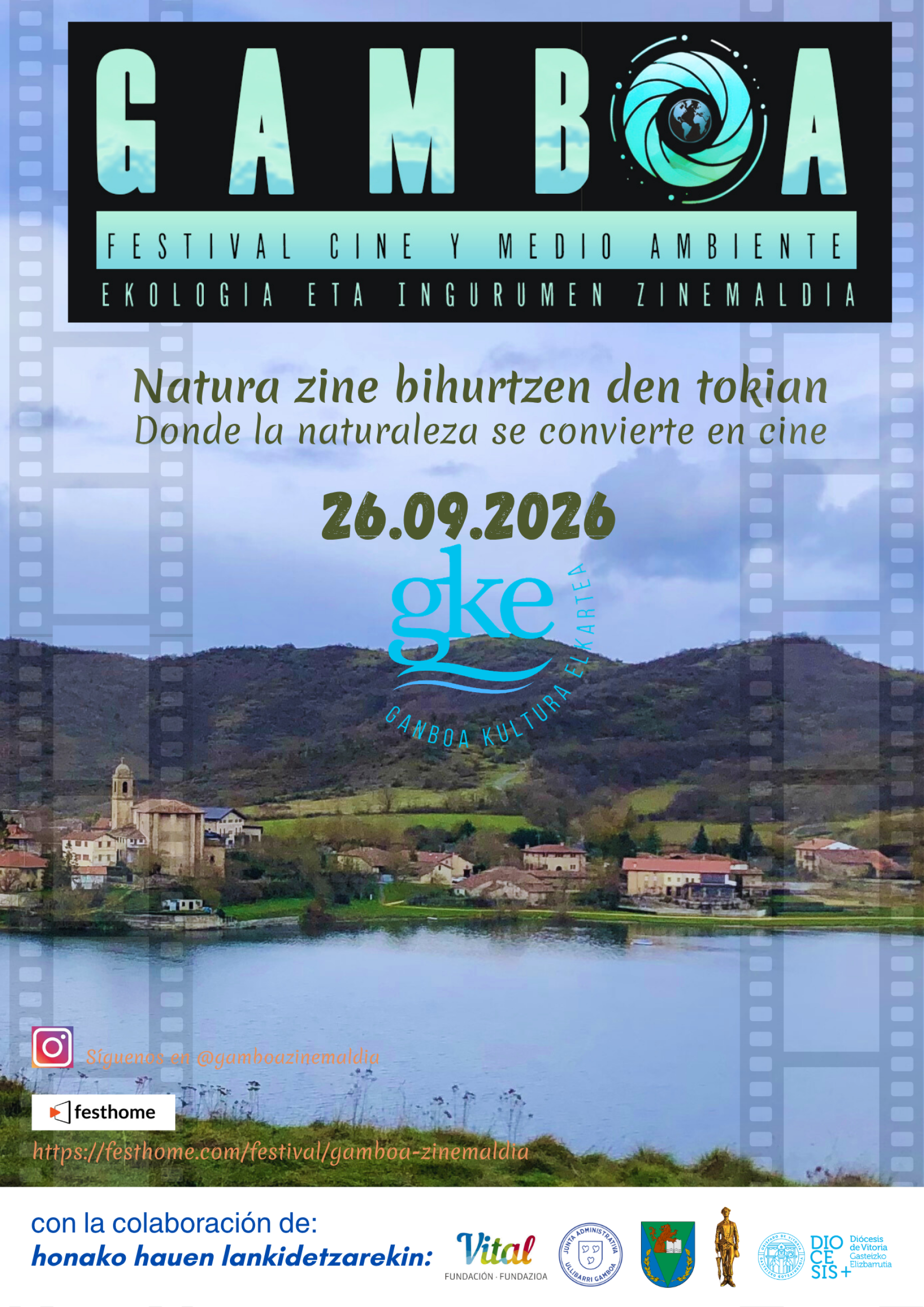 Gamboa Zinemaldia 2026: zinema Uribarri Ganboako urtegiaren ondoan dago berriro